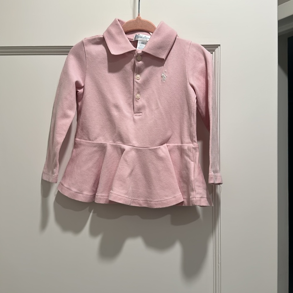 Ralph Lauren Long Sleeve polo shirt Size 12 months